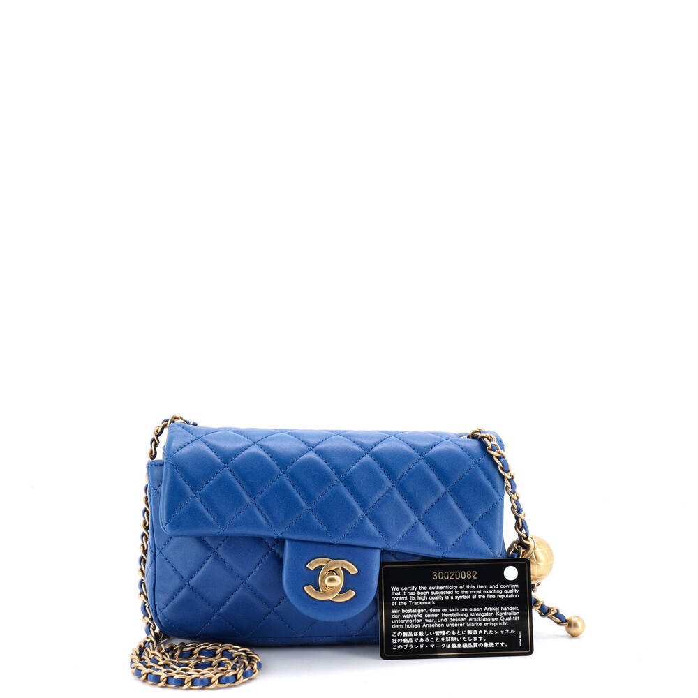 Chanel Mini Pearl Crush Flap Bag Quilted Lambskin - Picture 2 of 6